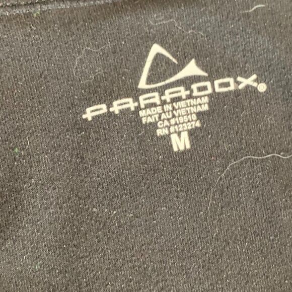 Paradox long sleeved pull on shirt, women's M, black, mock turtle neck, EUC - Picture 3 of 15